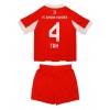 Baby Fußballbekleidung Bayern Munich Jonathan Tah #4 Heimtrikot 2025-26 Kurzarm (+ kurze hosen)